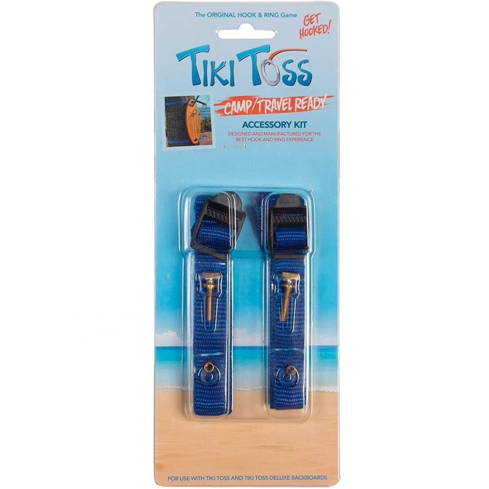 Tiki Toss Hook and Ring Game Camping Travel Straps