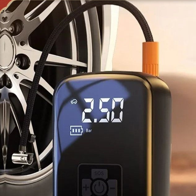 Wavez Electric Air Pump Rechargeable Battery-Powered for tyres and small inflatables