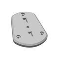 FluxJet Block Off Plate - 3D Printed in ABS-GF