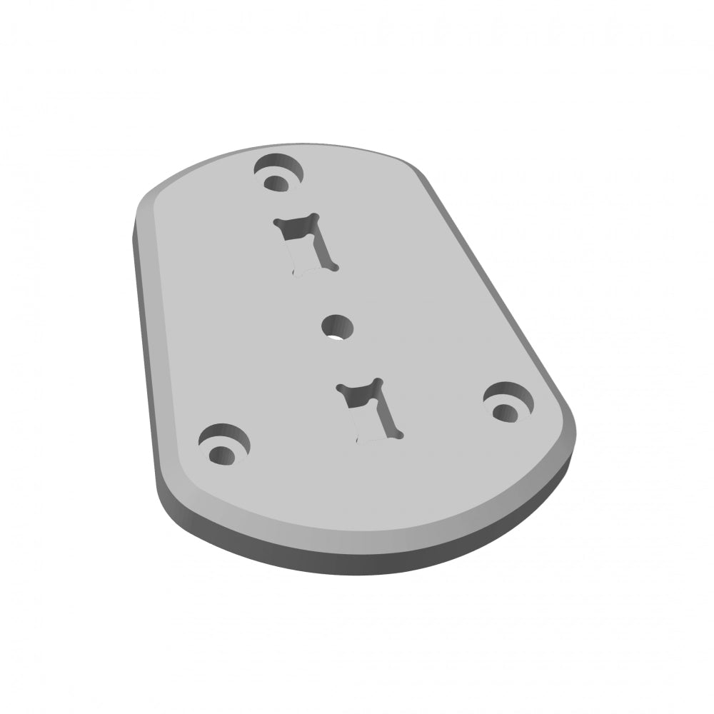 Wavez Water Sports FluxJet Kayak Block Off Plate - 3D Printed in ABS-GF