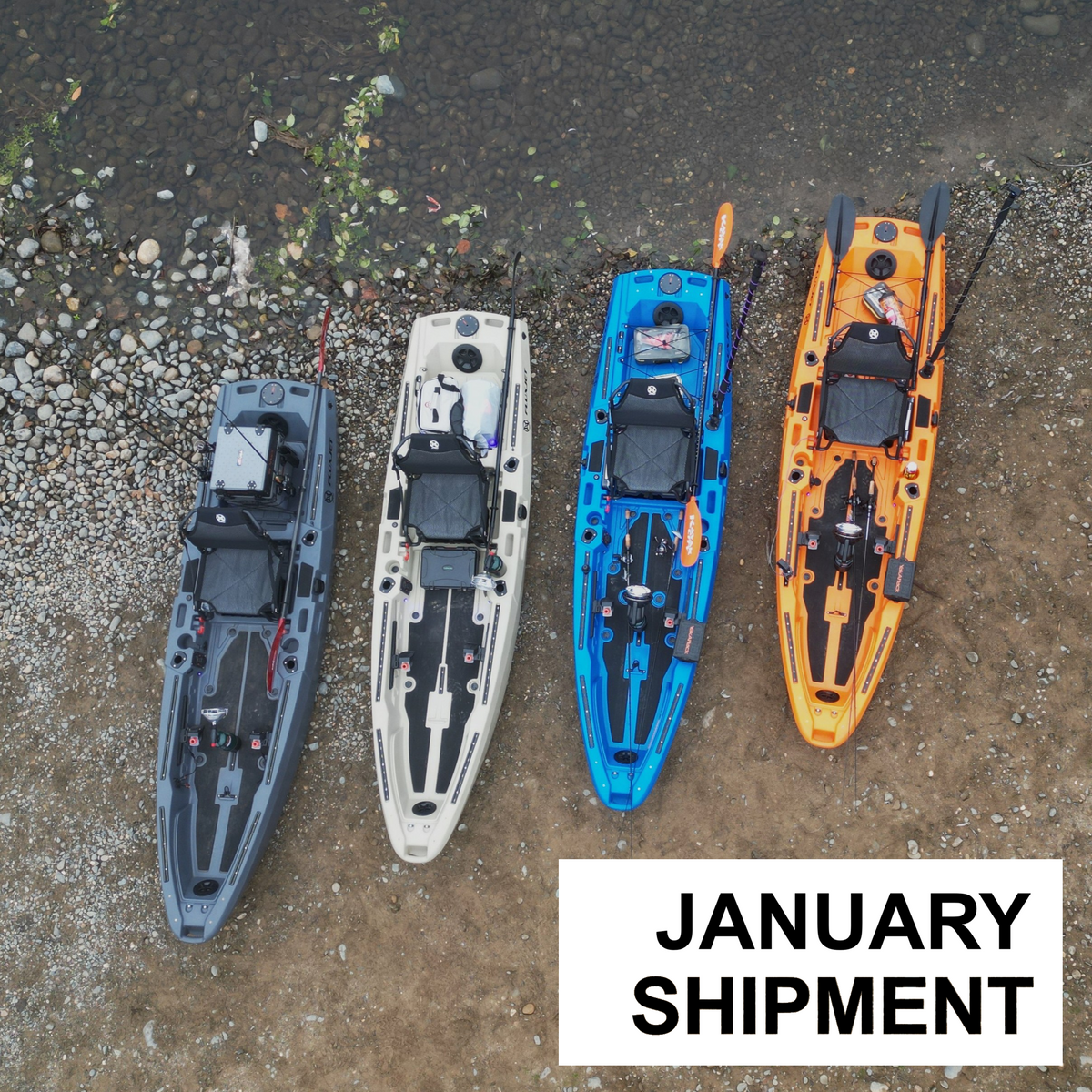 FluxJet Electric Jet Fishing Kayak DEPOSIT *** JAN 27 ***