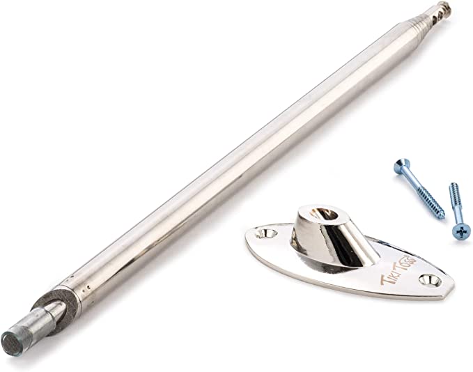 Tiki Toss Hook and Ring Game Telescoping Pole with Mount
