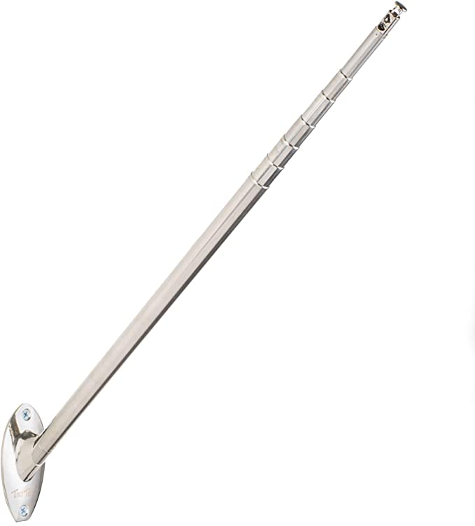 Tiki Toss Hook and Ring Game Telescoping Pole with Mount