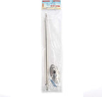 Tiki Toss Hook and Ring Game Telescoping Pole with Mount